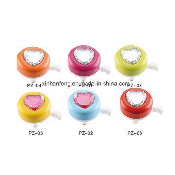 Colorful Alloy Bicycle Mini Bell with Jewel Design (HEL-224)